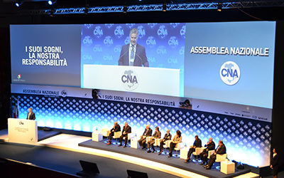ASSEMBLEA ANNUALE CNA (CONFEDERAZIONE NAZIONALE DELL’ARTIGIANATO E DELLA PICCOLA E MEDIA IMPRESA)
