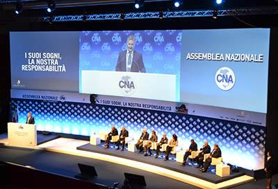 ASSEMBLEA ANNUALE CNA (CONFEDERAZIONE NAZIONALE DELL’ARTIGIANATO E DELLA PICCOLA E MEDIA IMPRESA)