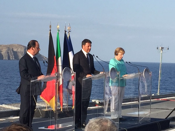 TECNOCONFERENCE EUROPE–GRUPPO DEL FIO AL VERTICE RENZI–MERKEL–HOLLANDE